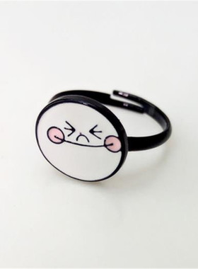 经典卡通动画马里奥开口戒指