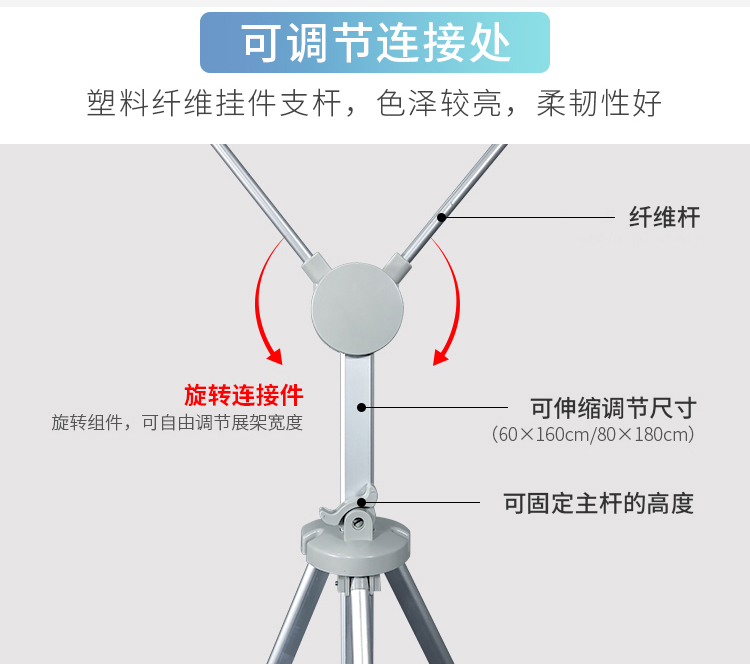 口腔开业铝合金X展架80x180种植牙正畸海报展示支架立式落地广告 - 图0