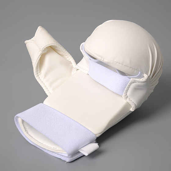Karate gloves for adults and children white