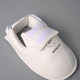 White karate shin guard and foot guard, leg guard, foot guard, karate guard, leg guard, adult karate leg guard