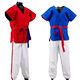 Chinese style wrestling uniform professional training competition type red and blue double sided thickened traditional wrestling uniform