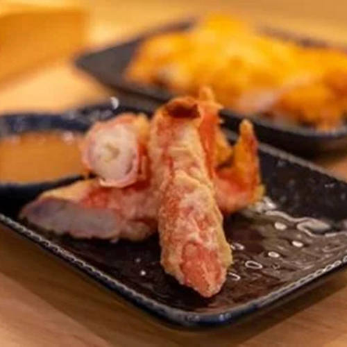 日式天妇罗蟹柳300g 唐扬蟹柳日料油炸小吃手撕蟹柳 油炸模拟蟹柳 - 图2