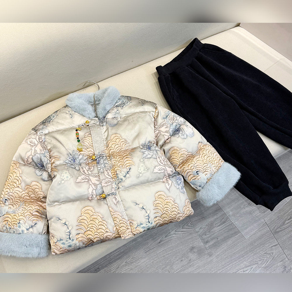 儿童新中式唐装棉服2025冬季宝宝男童国风加厚保暖外套汉服外套潮,淘宝优惠券,粉丝福利购,淘宝优惠卷