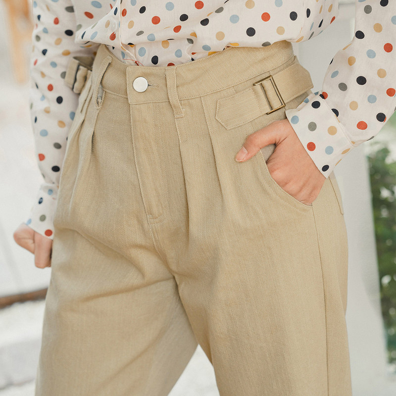  茵曼翰飞休闲裤