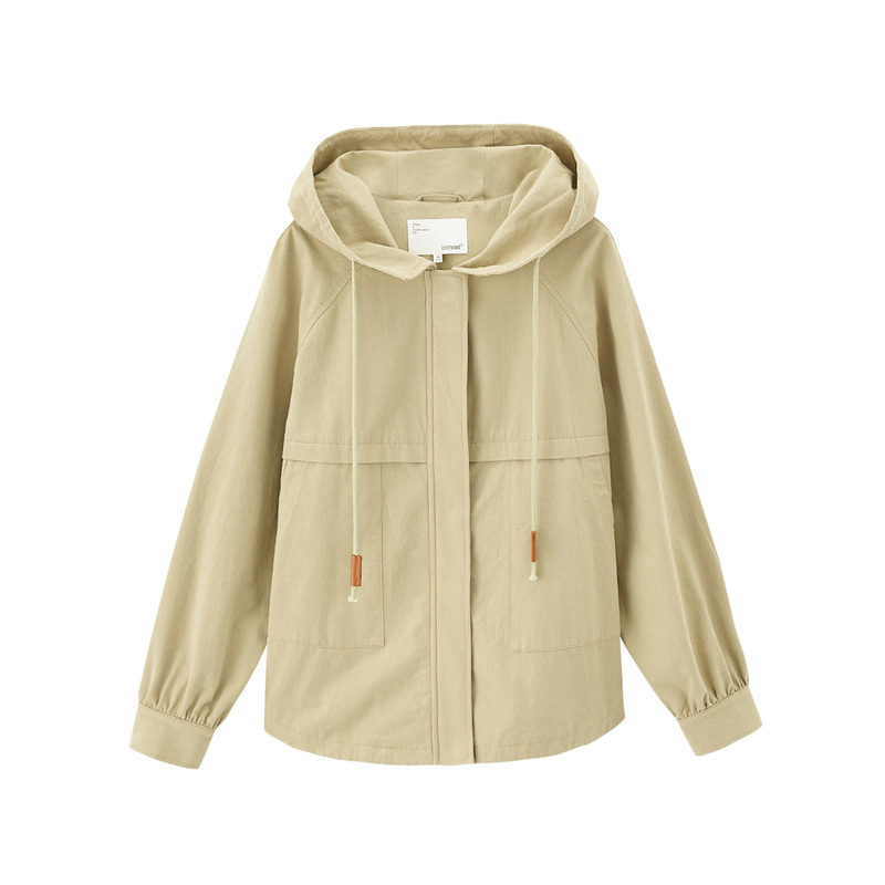 茵曼2020年春秋冬新款长袖休闲工装 茵曼田田极客短外套