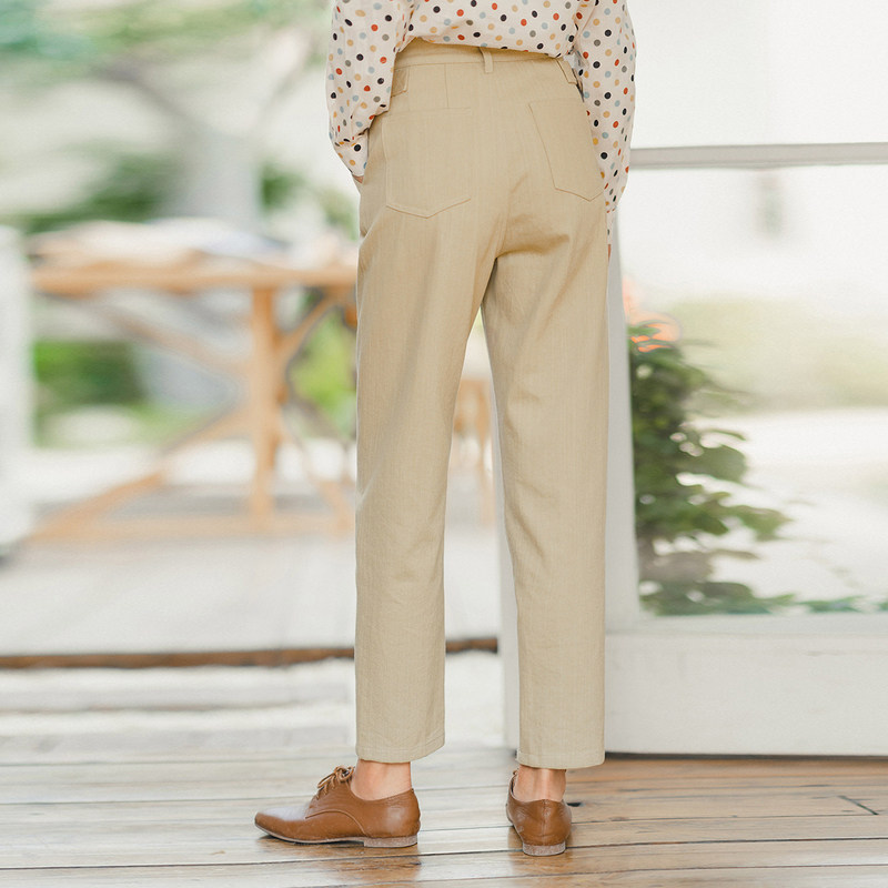  茵曼翰飞休闲裤