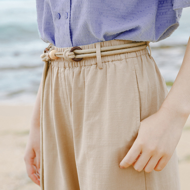  茵曼翰飞休闲裤