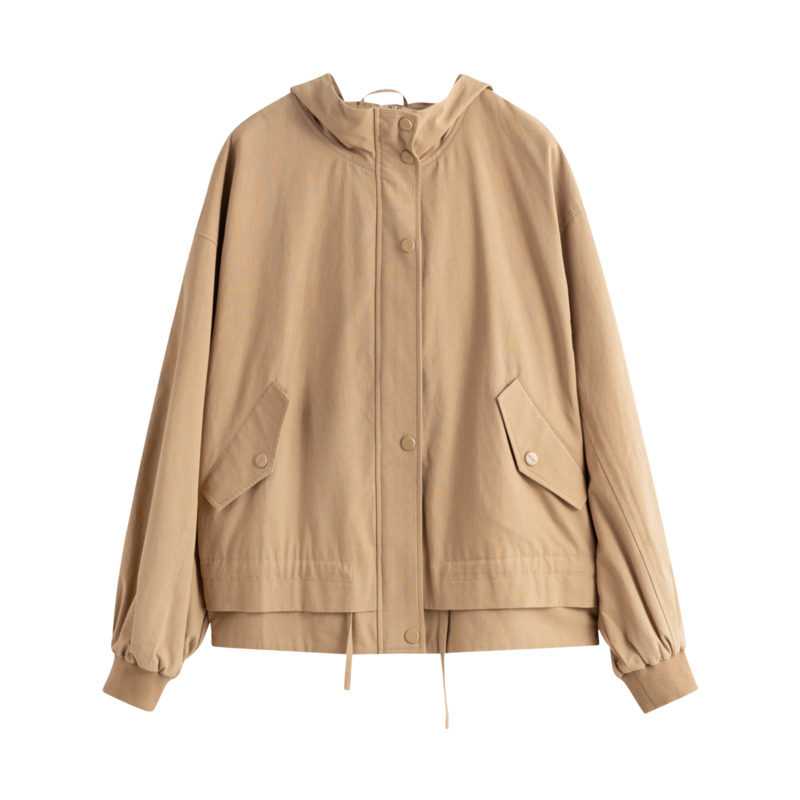 茵曼2020年春秋冬新款长袖休闲工装 茵曼田田极客短外套