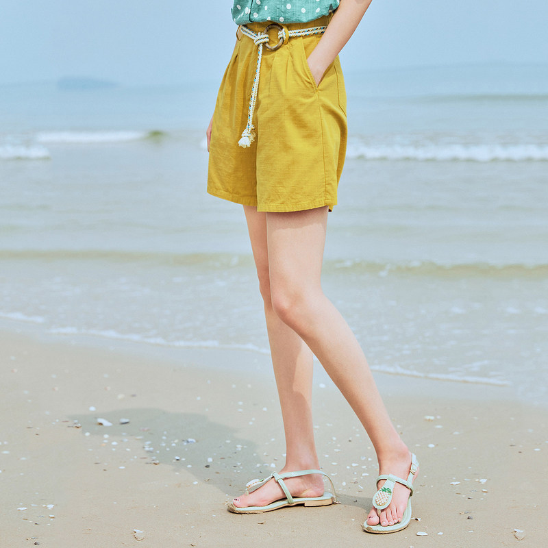  茵曼翰飞休闲裤