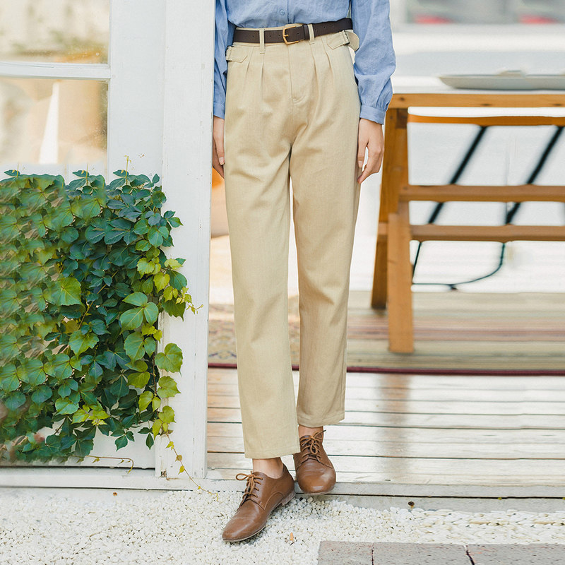  茵曼翰飞休闲裤