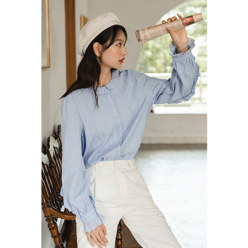 茵曼秋季2020新款韩版设计感衬衫 茵曼田田极客衬衫