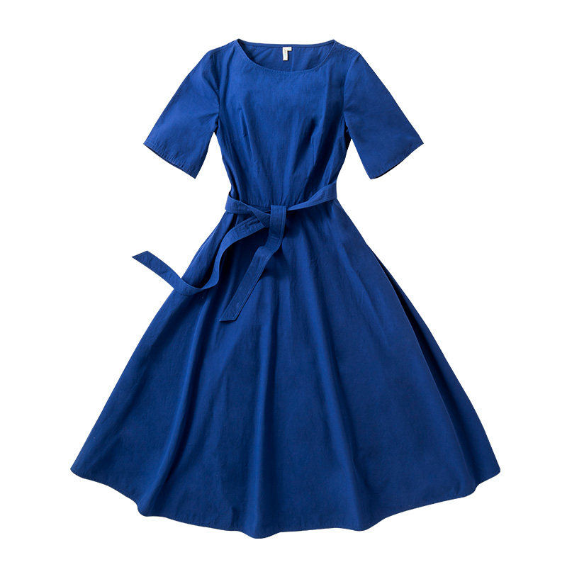 茵曼日系温柔风轻熟气质夏季连衣裙 茵曼翰飞连衣裙