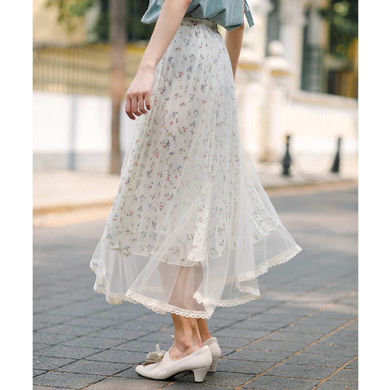  茵曼翰飞半身裙