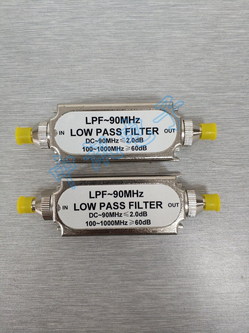 SMA接头低通滤波器LPF-90MHz电气高频段通讯天线干扰阻抗50欧姆 - 图1