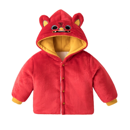 Детская демисезонная куртка с капюшоном для мальчиков, китайский стиль