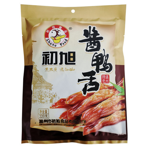 温州特产小吃食品初旭酱鸭舌头净重480g克原味辣味卤味熟网红零食 - 图2