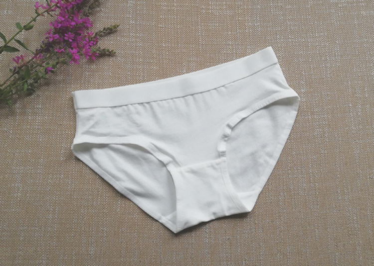 纯棉白色女士内裤纯色纯白浅色棉质内裤中低腰三角裤盒装包邮,淘宝优惠券,粉丝福利购,淘宝优惠卷