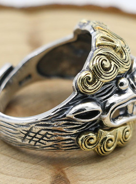 工艺品摆件霸气风貔貅招财戒指