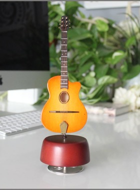 音乐盒摆件办公室实木