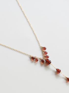 巴洛克项链三合一草石榴石