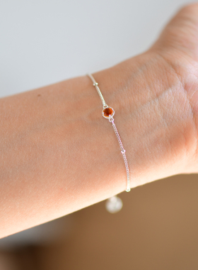 11月生辰石帝王黄水晶手链