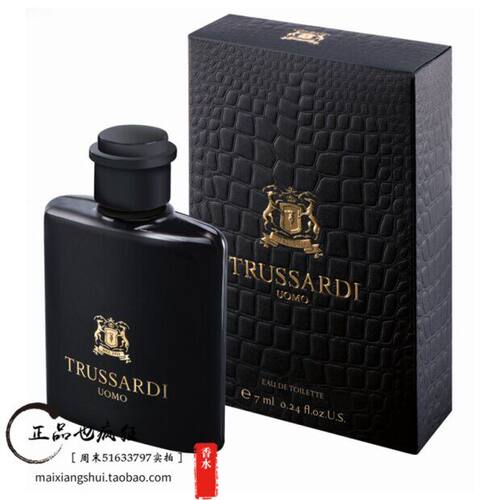 Trussardi杜鲁萨迪楚萨迪Uomo风华酷黑绯红男士香水30/50/100ml - 图3