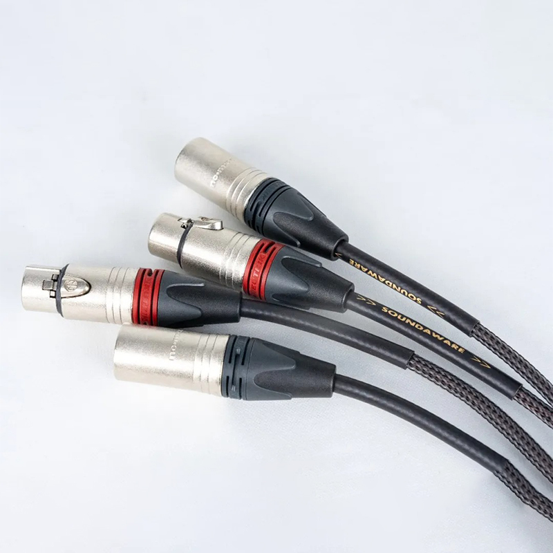 SOUNDAWARE享声SPC-02/03plus纽崔克6N单晶铜XLR/RCA音频信号线 - 图0