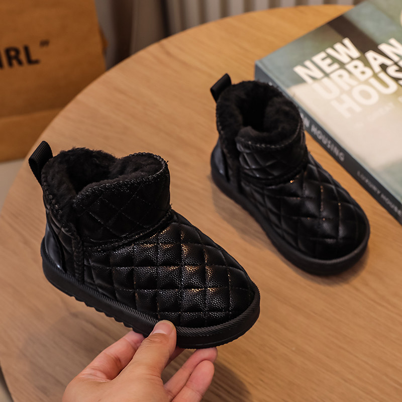 女童冬季雪地靴2025新款儿童加绒加厚大棉靴女孩时尚公主棉鞋大童,淘宝优惠券,粉丝福利购,淘宝优惠卷