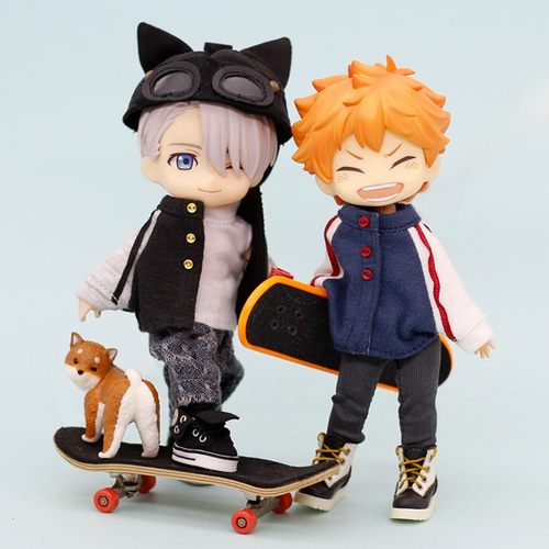 ob11娃衣服现货molly关节棒球衫T恤开衫卫衣外套12分bjd GSC粘土 - 图2