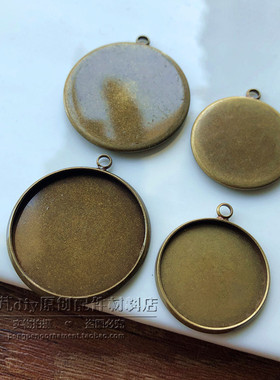 复古时光宝石滴胶方形diy饰品