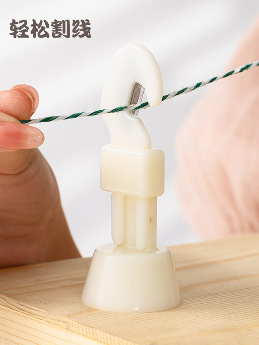 粽子专用割线刀包粽安全小刀可更换刀片断线器拆线刀固定桌面夹盆,淘宝优惠券,粉丝福利购,淘宝优惠卷