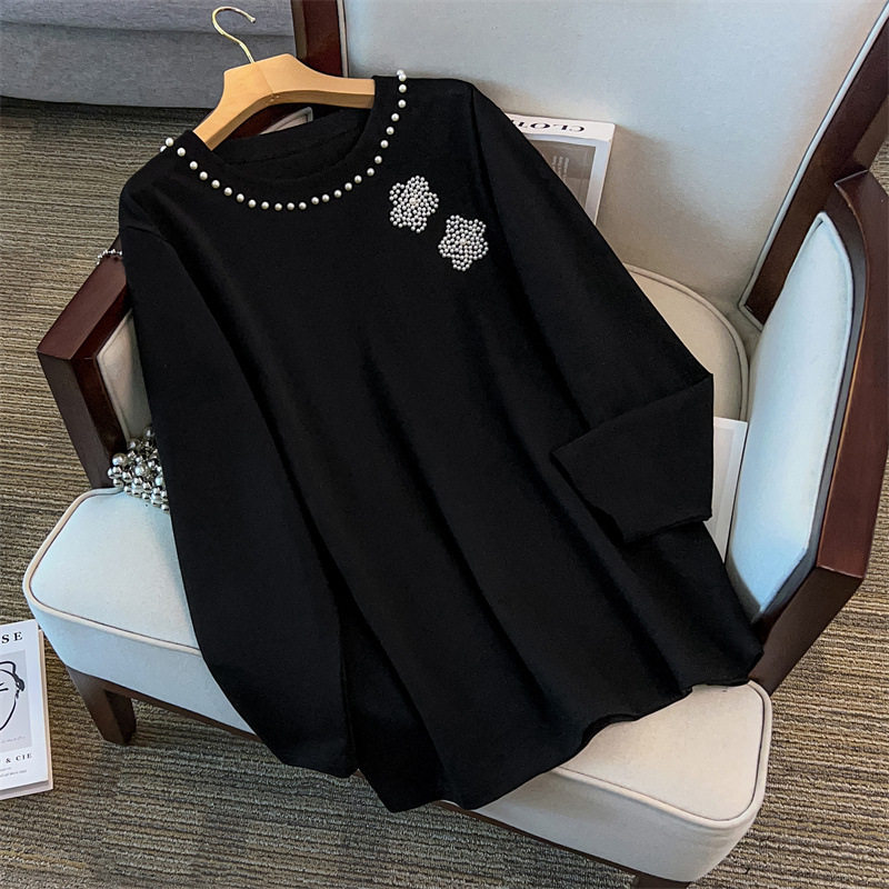 特大码重工钉珠卫衣女秋季300斤胖妹妹200设计感休闲显瘦上衣350,淘宝优惠券,粉丝福利购,淘宝优惠卷