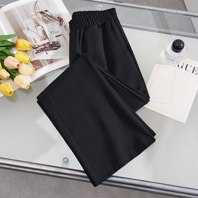 特大码微喇叭裤300斤女秋冬胖mm高腰弹力加绒厚200显瘦休闲长裤子,淘宝优惠券,粉丝福利购,淘宝优惠卷