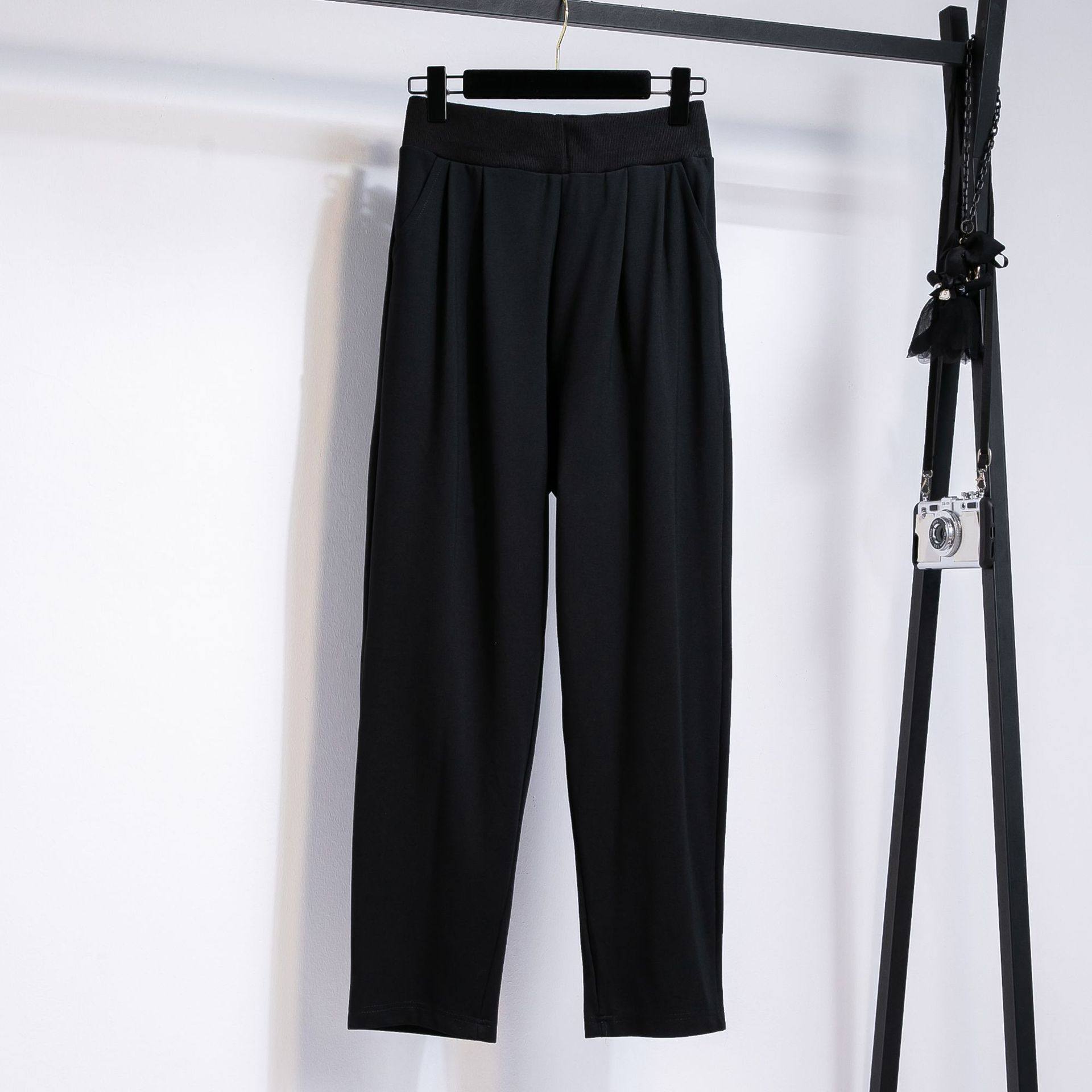 300斤特大码弹力哈伦裤女秋冬200胖mm240加绒休闲显瘦阔腿长裤子,淘宝优惠券,粉丝福利购,淘宝优惠卷