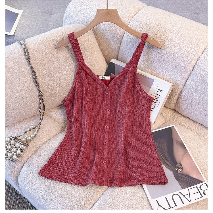 胖mm300斤特大码毛衣两件套女秋冬200时尚高级感吊带针织开衫套装 - 图2