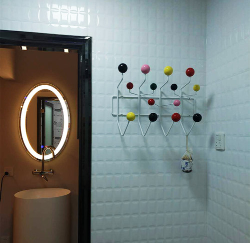 北欧Eames hang it all伊姆斯糖果挂钩衣架衣帽架实木衣帽钩 - 图0