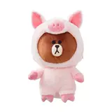 Line friends, динозавр, плюшевый школьный рюкзак, кукла, Южная Корея