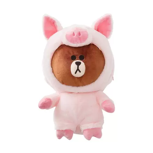 Line friends, динозавр, плюшевый школьный рюкзак, кукла, Южная Корея