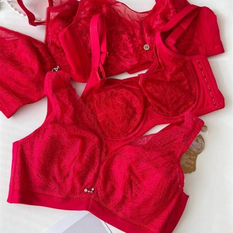 大红内衣合集~高品质BCDEF杯薄模棉杯全罩杯软钢圈防下垂文胸,淘宝优惠券,粉丝福利购,淘宝优惠卷