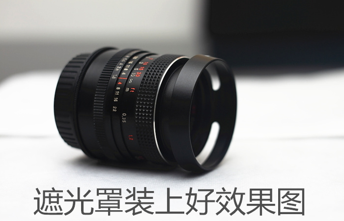 49mm镂空遮光罩+镜头盖适用索尼RX1R2 RX1R RX1 FE35f2.8 E35f1.8 - 图0