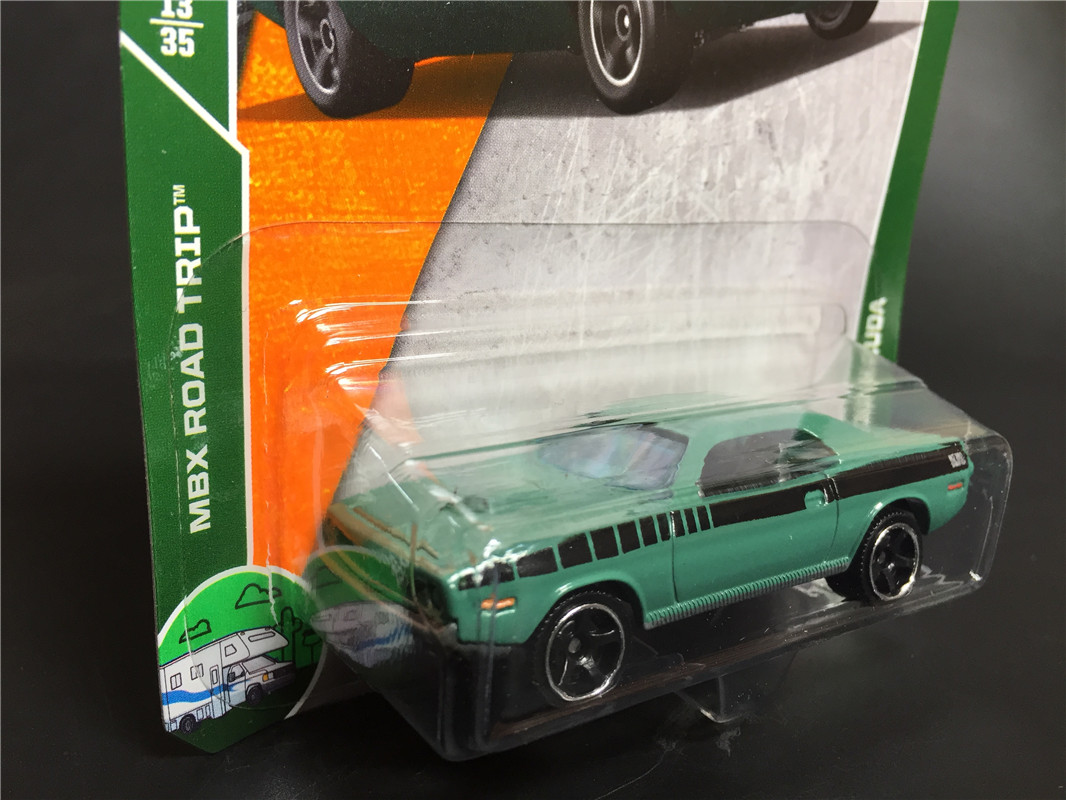 MATCHBOX火柴盒城市英雄交通小车普利茅斯'70 PLYMOUTH CUDA 8B-图2