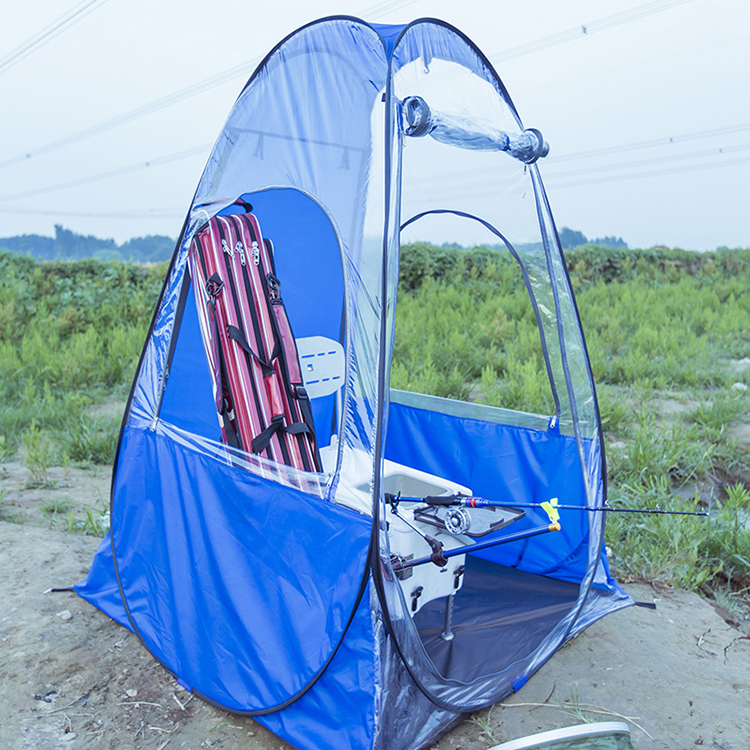 老人晒太阳出摊户外小帐篷冰钓冬钓保暖防风防雨冬季钓鱼隔离帐篷