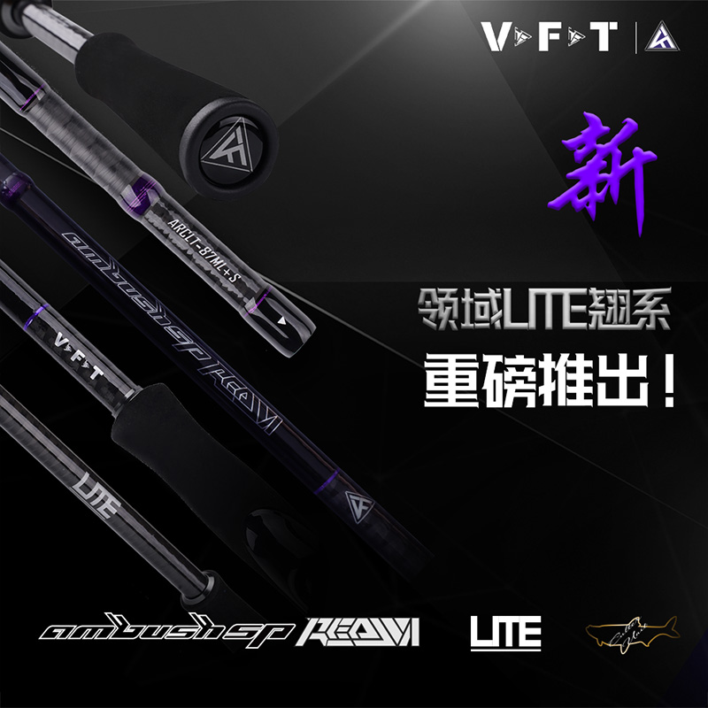 VFT新款领域翘嘴系列两节路亚竿远投2米6两节枪柄直柄富士A环 - 图0