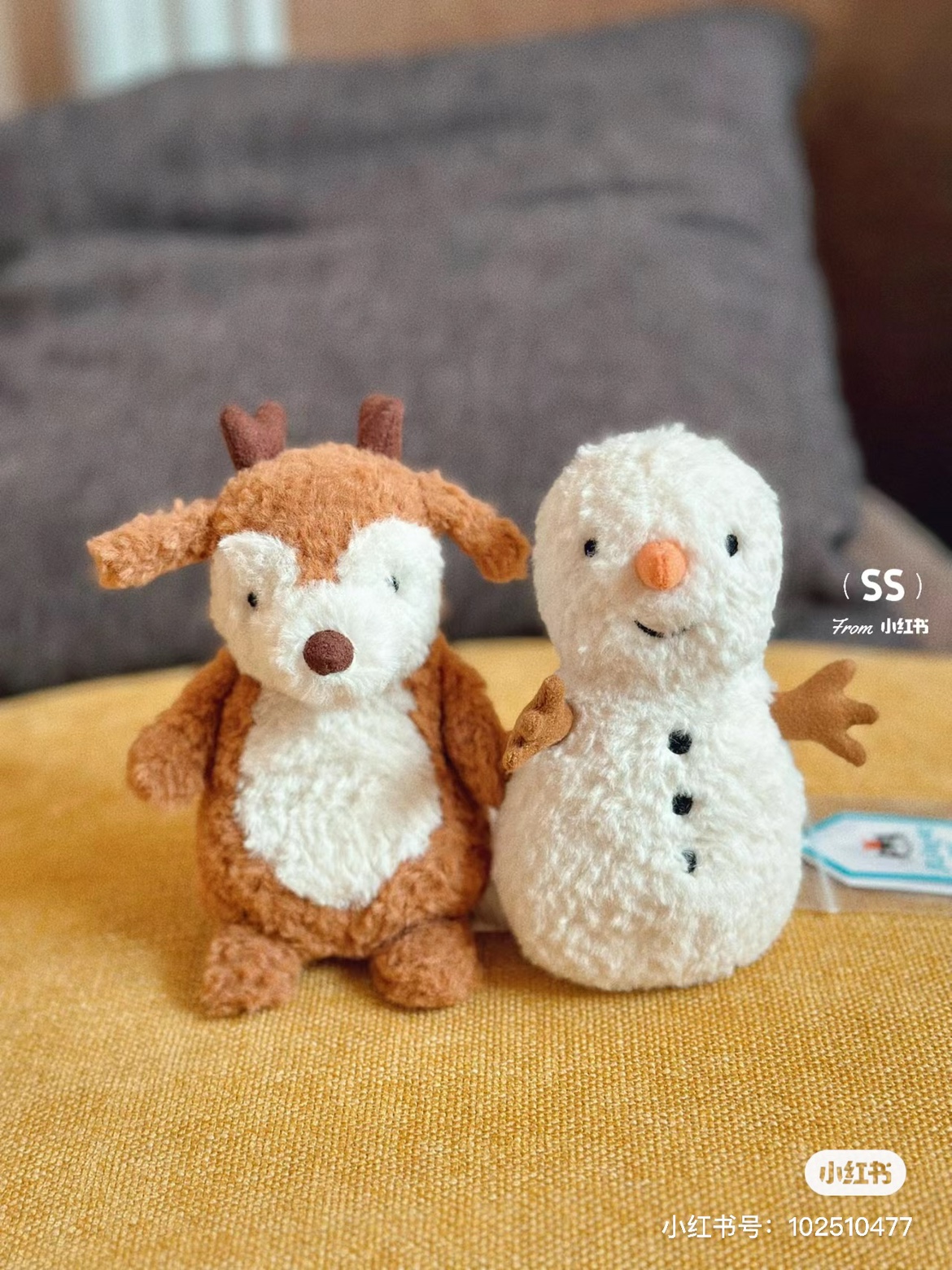 英国正品代购 05.22  jellycat Wee Reindeer wee 小巧麋鹿玩偶 - 图3