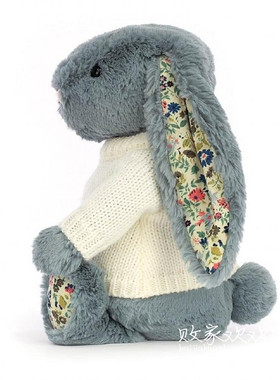 英国代购正品03.04 jellycat Blossom Dusky 碎花长耳兔定制款