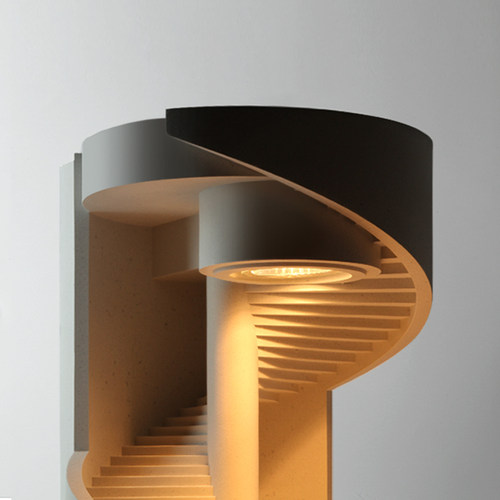 泥想国原创旋梯2融蜡灯卧室氛围夜灯混凝土建筑结婚新婚订婚礼物 - 图2