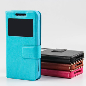 佰通大视窗硅胶国产手机万能皮套免打孔翻盖带支架用手机保护皮套