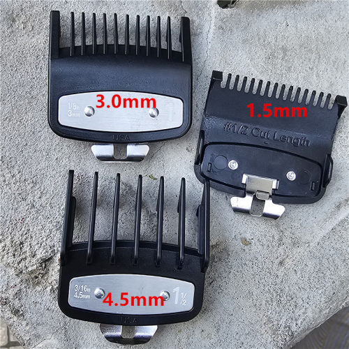 华尔推剪卡尺限位梳1.5MM3.0.4.5电推剪理发器配件油头美发用品 - 图1