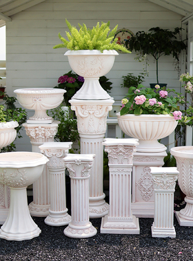 大号酒柜罗马柱摆件创意欧式