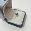 Tahitian black pearl S925 sterling silver sunflower ring, light luxury and high-end gift to girlfriend and best friend with seawater pearls
